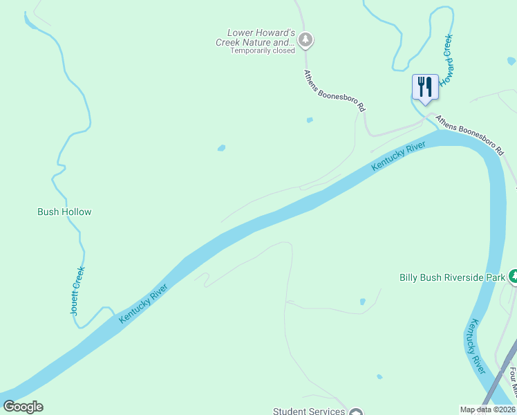 map of restaurants, bars, coffee shops, grocery stores, and more near 1504 Amster Grove Road in Winchester