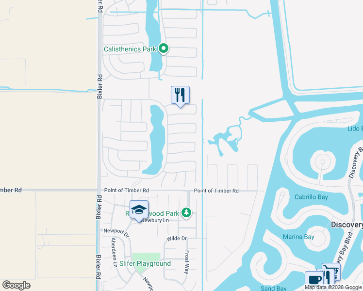 map of restaurants, bars, coffee shops, grocery stores, and more near 3432 Keystone Loop in Discovery Bay