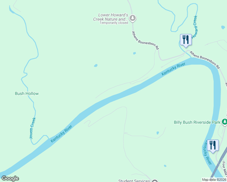 map of restaurants, bars, coffee shops, grocery stores, and more near 1504 Amster Grove Road in Winchester