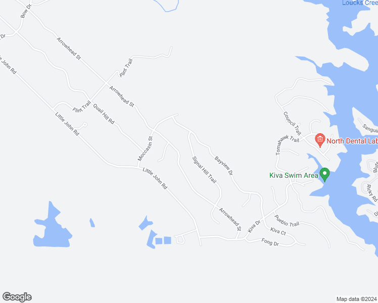 map of restaurants, bars, coffee shops, grocery stores, and more near 3631 Arrowhead Street in Copperopolis