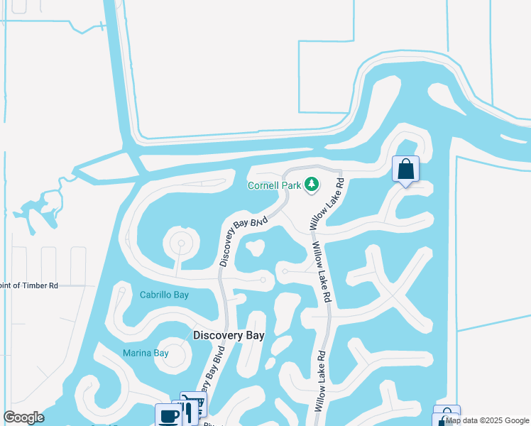 map of restaurants, bars, coffee shops, grocery stores, and more near 740 Discovery Bay Boulevard in Discovery Bay
