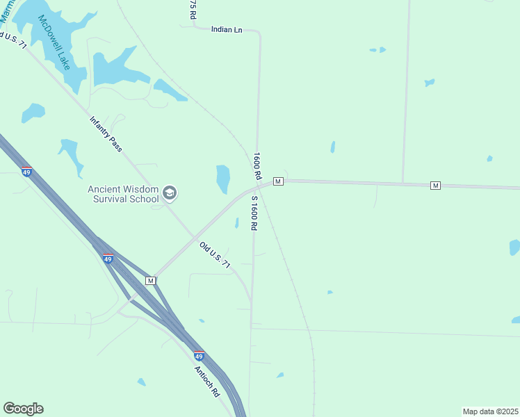 map of restaurants, bars, coffee shops, grocery stores, and more near 11651 South 1600 Road in Nevada