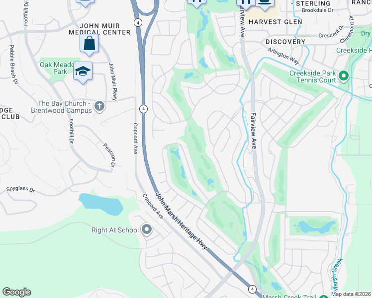 map of restaurants, bars, coffee shops, grocery stores, and more near 709 Richardson Drive in Brentwood
