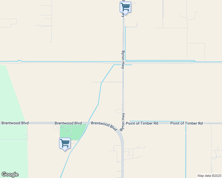 map of restaurants, bars, coffee shops, grocery stores, and more near 11680 Byron Highway in Brentwood