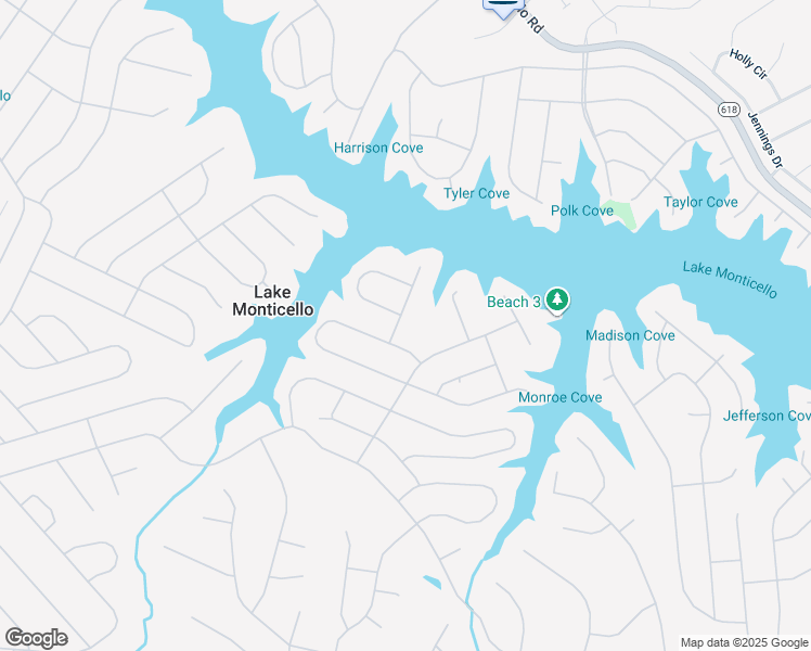 map of restaurants, bars, coffee shops, grocery stores, and more near 3 Bonita Road in Palmyra