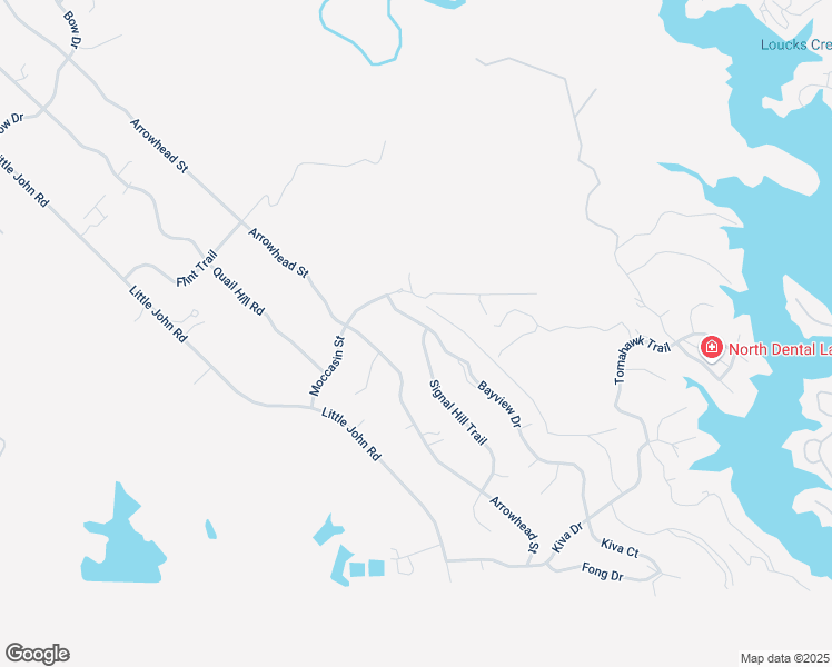 map of restaurants, bars, coffee shops, grocery stores, and more near 4546 Bayview Drive in Copperopolis