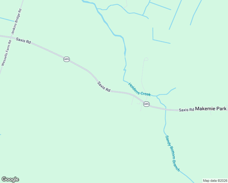 map of restaurants, bars, coffee shops, grocery stores, and more near 27342 Saxis Road in Temperanceville