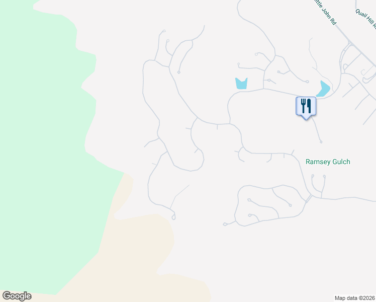 map of restaurants, bars, coffee shops, grocery stores, and more near 20 Red Tail Court in Copperopolis