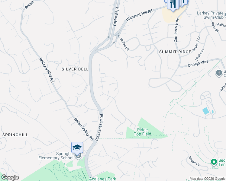 map of restaurants, bars, coffee shops, grocery stores, and more near 1924 Aspenridge Court in Walnut Creek