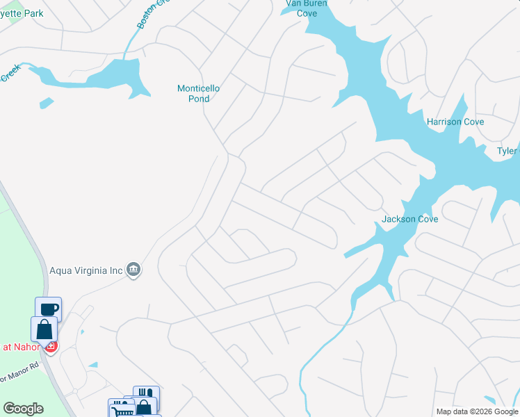 map of restaurants, bars, coffee shops, grocery stores, and more near 1-23 Zephyr Road in Palmyra