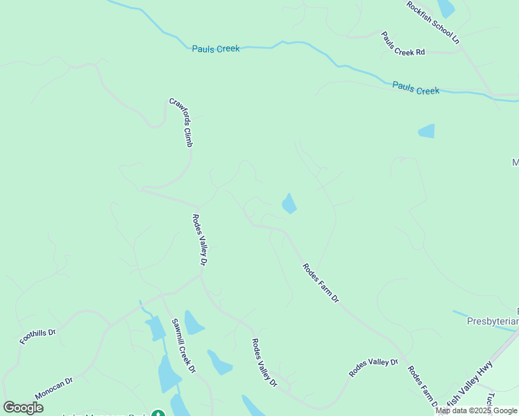 map of restaurants, bars, coffee shops, grocery stores, and more near 32 Knoll Lane in Nellysford