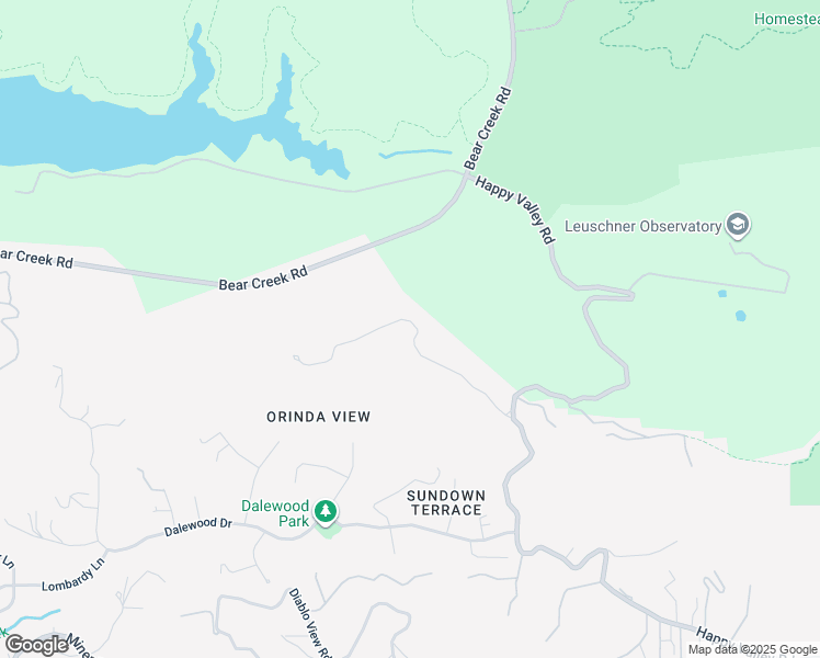 map of restaurants, bars, coffee shops, grocery stores, and more near 15 Orinda View Road in Orinda