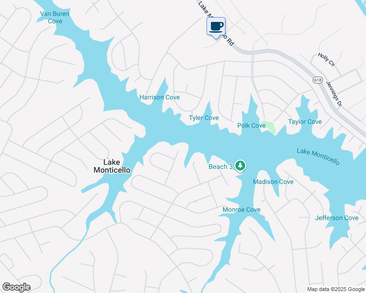 map of restaurants, bars, coffee shops, grocery stores, and more near 19 Bonita Road in Palmyra