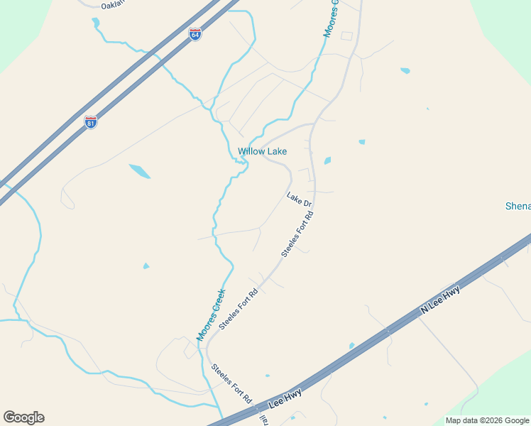 map of restaurants, bars, coffee shops, grocery stores, and more near 1-99 Waterfront Drive in Raphine