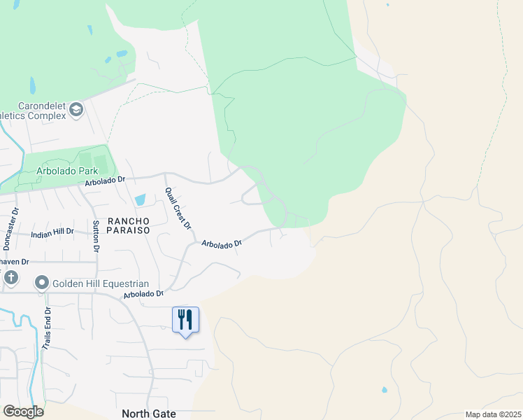 map of restaurants, bars, coffee shops, grocery stores, and more near 460 Silver Hollow Drive in Walnut Creek