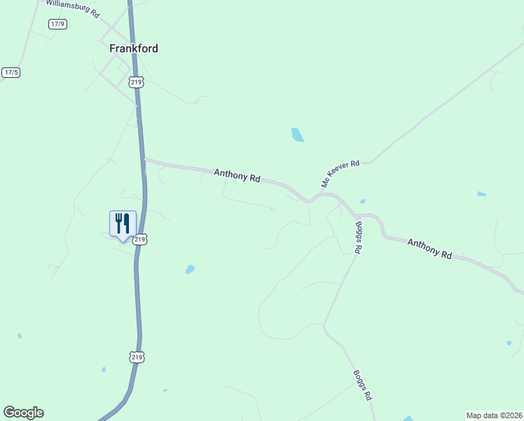 map of restaurants, bars, coffee shops, grocery stores, and more near 314 Reynolds Subdivision Rd in Greenbrier