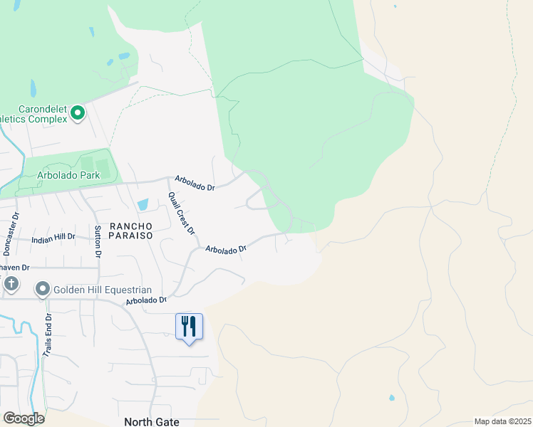 map of restaurants, bars, coffee shops, grocery stores, and more near 460 Silver Hollow Drive in Walnut Creek