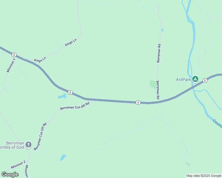 map of restaurants, bars, coffee shops, grocery stores, and more near 1709 Missouri 8 in Steelville