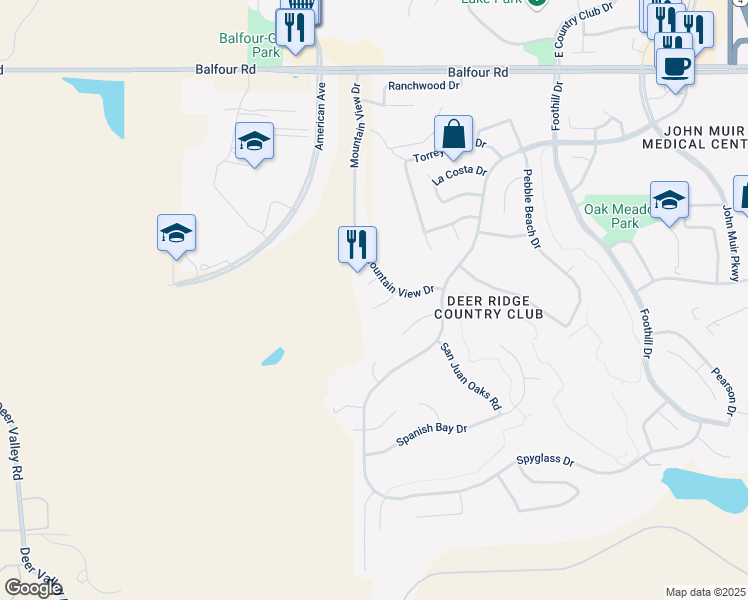 map of restaurants, bars, coffee shops, grocery stores, and more near 2741 Emory Oak Court in Brentwood