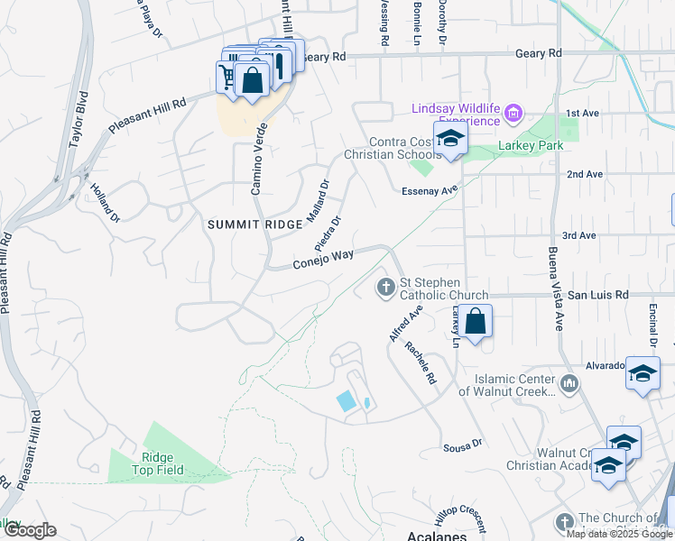 map of restaurants, bars, coffee shops, grocery stores, and more near 1378 Cornwall Court in Walnut Creek