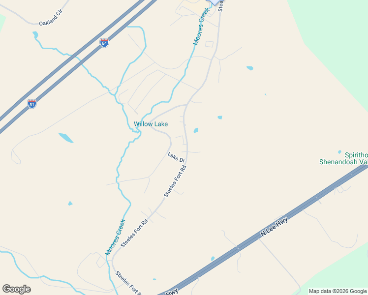 map of restaurants, bars, coffee shops, grocery stores, and more near Steeles Fort Rd in Raphine