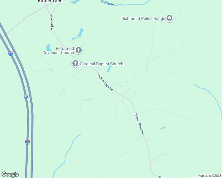 map of restaurants, bars, coffee shops, grocery stores, and more near Virginia 652 in Caroline County