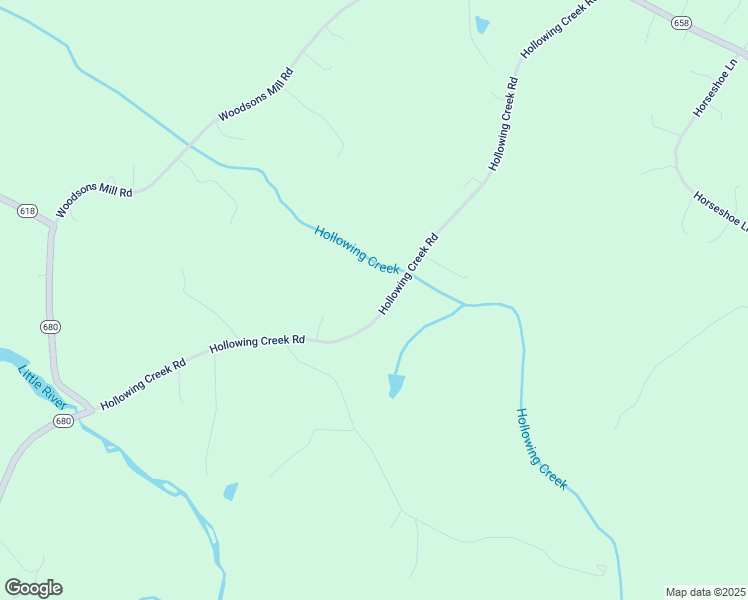 map of restaurants, bars, coffee shops, grocery stores, and more near 18631 Hollowing Creek Road in Beaverdam