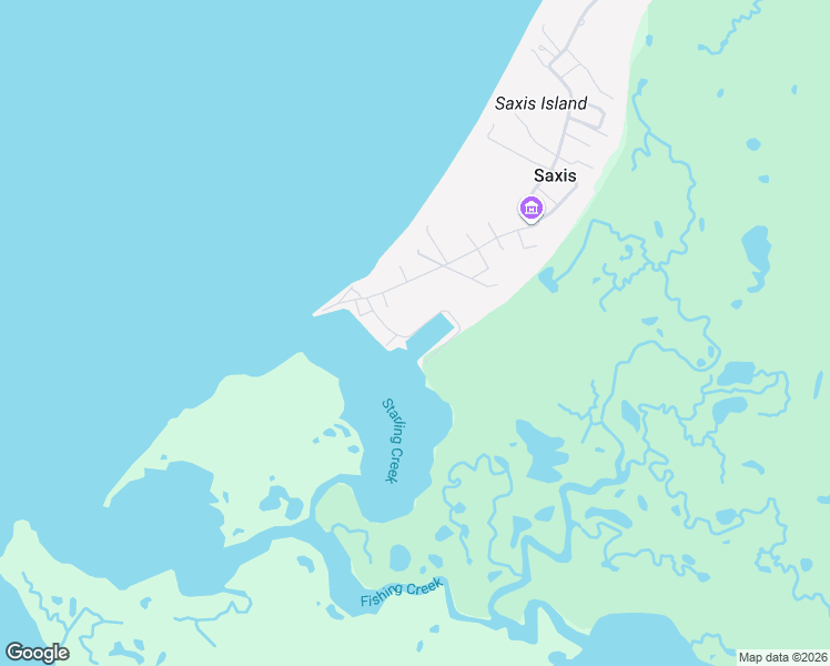 map of restaurants, bars, coffee shops, grocery stores, and more near Maryland 817B in Saxis