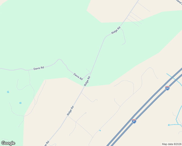 map of restaurants, bars, coffee shops, grocery stores, and more near 1281 Ridge Road in Raphine