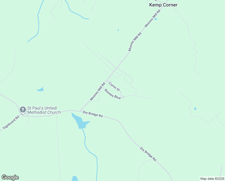 map of restaurants, bars, coffee shops, grocery stores, and more near 15318 Currin Street in Ruther Glen