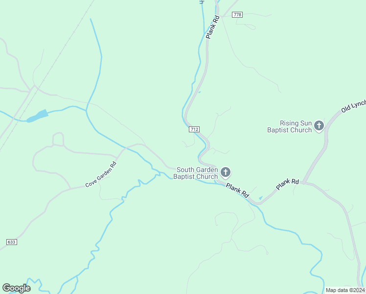 map of restaurants, bars, coffee shops, grocery stores, and more near 3675 Plank Road in North Garden