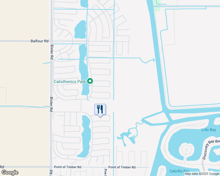 map of restaurants, bars, coffee shops, grocery stores, and more near 6286 Crystal Springs Circle in Discovery Bay