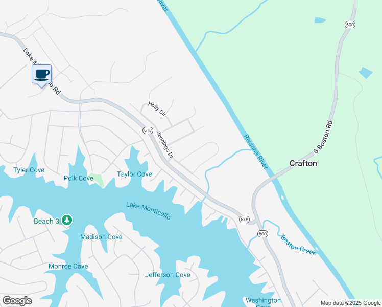 map of restaurants, bars, coffee shops, grocery stores, and more near 37 Overlook Circle in Palmyra