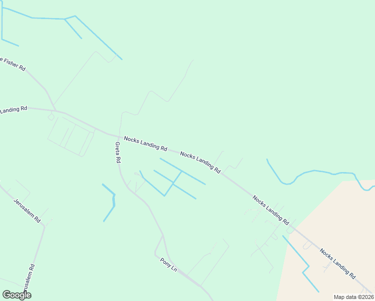 map of restaurants, bars, coffee shops, grocery stores, and more near Nocks Landing Road in Temperanceville