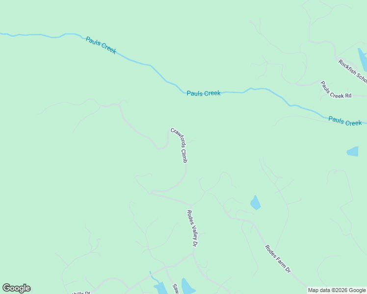 map of restaurants, bars, coffee shops, grocery stores, and more near Crawfords Climb in Nellysford