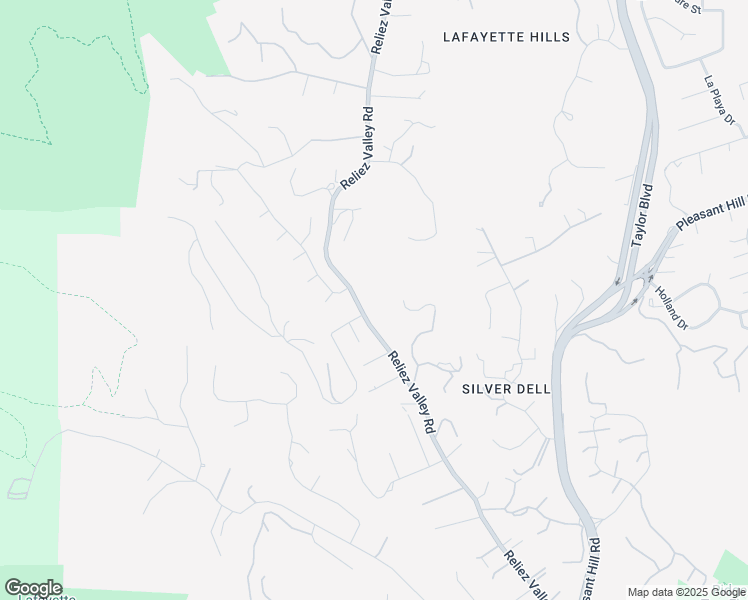 map of restaurants, bars, coffee shops, grocery stores, and more near 1530 Reliez Valley Road in Lafayette