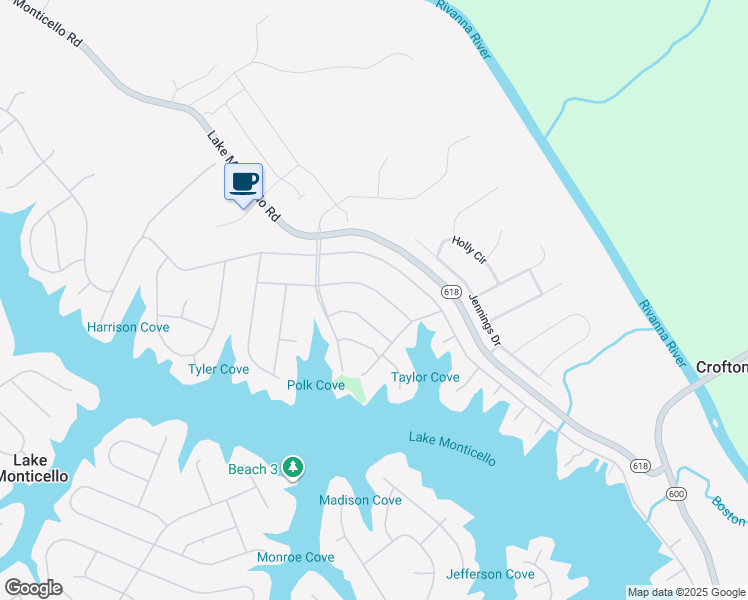 map of restaurants, bars, coffee shops, grocery stores, and more near 14 Stonewall Rd in Palmyra