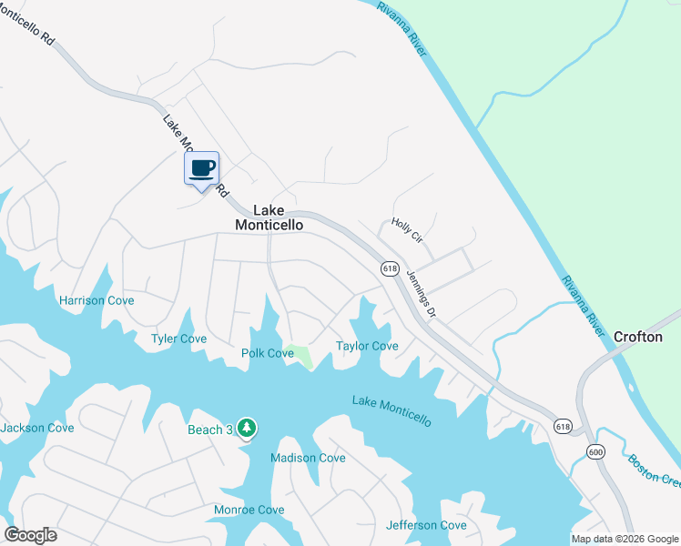 map of restaurants, bars, coffee shops, grocery stores, and more near 9 Stonewall Road in Palmyra