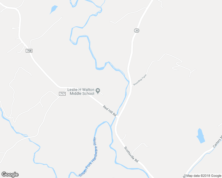 map of restaurants, bars, coffee shops, grocery stores, and more near 4217 Red Hill Road in Charlottesville