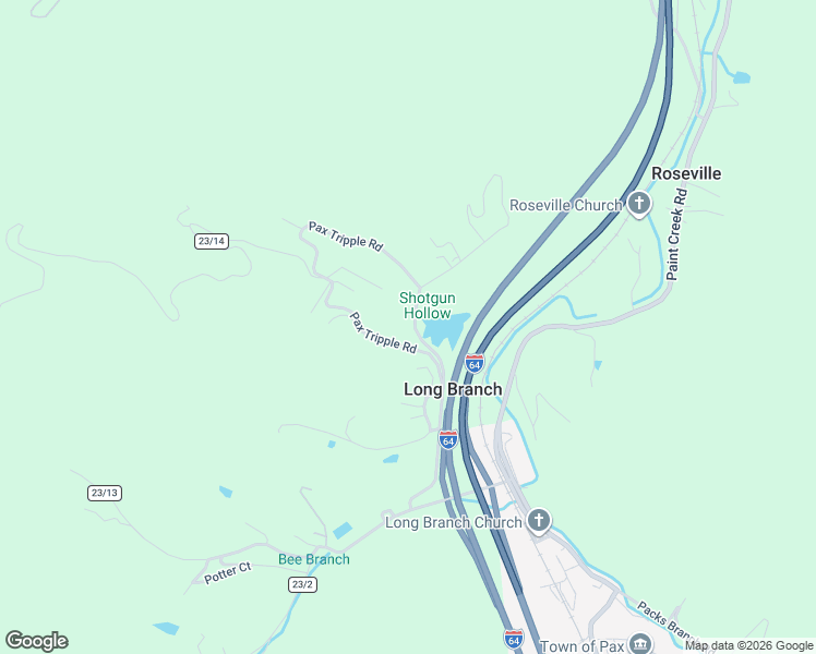 map of restaurants, bars, coffee shops, grocery stores, and more near Pax Tripple Road in Mount Hope