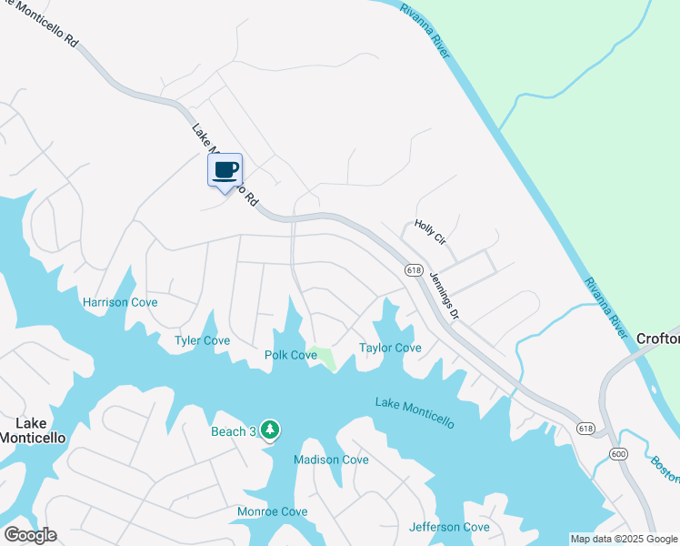map of restaurants, bars, coffee shops, grocery stores, and more near 16 Stonewall Road in Palmyra