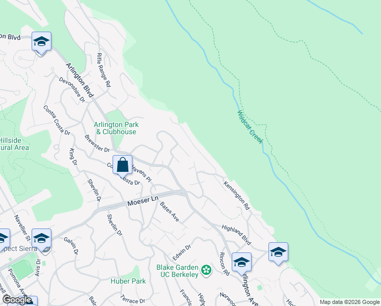 map of restaurants, bars, coffee shops, grocery stores, and more near 8741 Don Carol Drive in El Cerrito