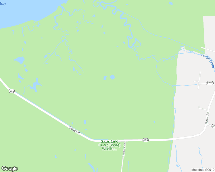 map of restaurants, bars, coffee shops, grocery stores, and more near Saxis Road in Saxis