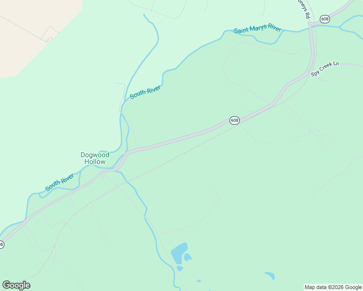 map of restaurants, bars, coffee shops, grocery stores, and more near 5264 Cold Springs Road in Raphine