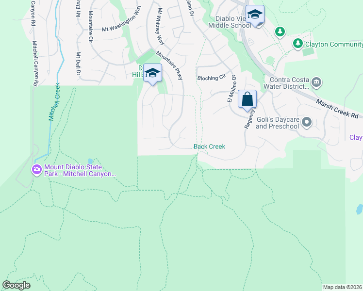 map of restaurants, bars, coffee shops, grocery stores, and more near 305 Mountaire Parkway in Clayton