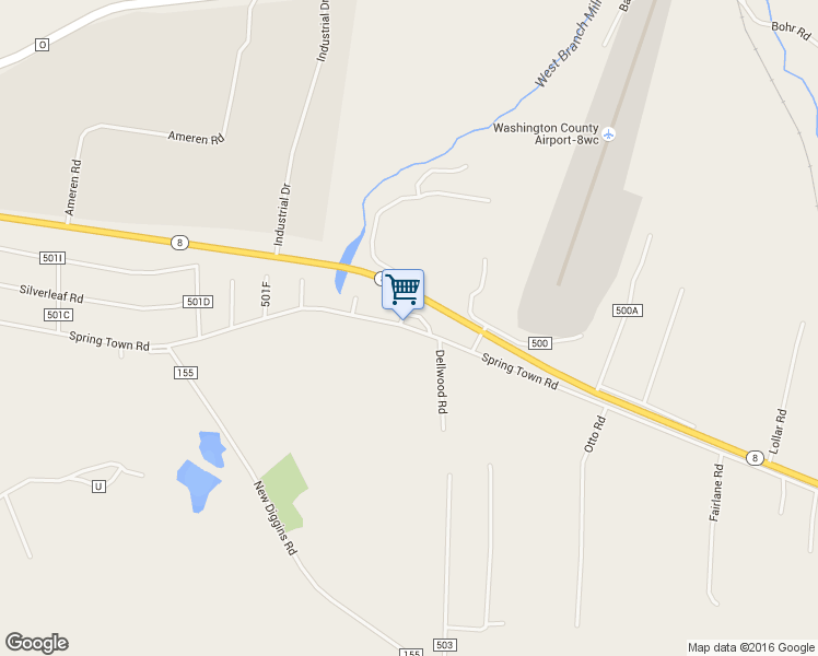 map of restaurants, bars, coffee shops, grocery stores, and more near Spring Town Road in Mineral Point