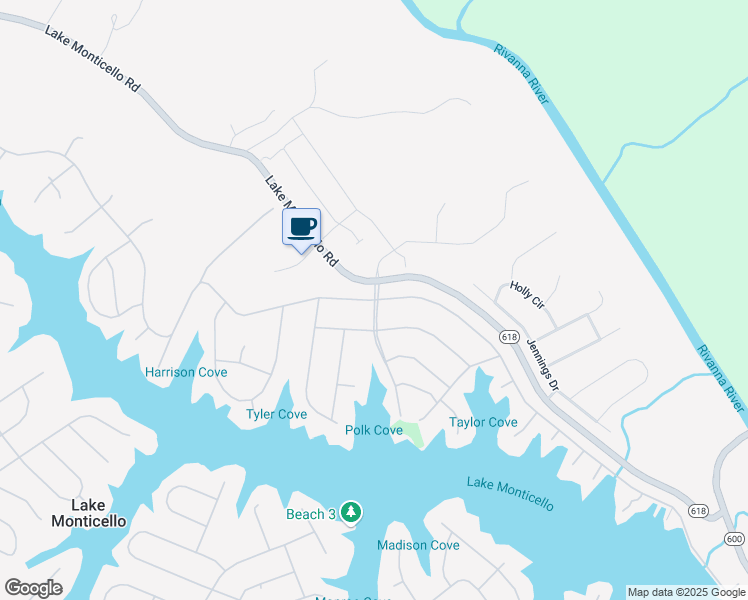 map of restaurants, bars, coffee shops, grocery stores, and more near 857 Jefferson Dr E in Palmyra