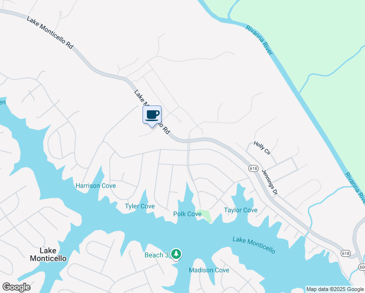 map of restaurants, bars, coffee shops, grocery stores, and more near 841-857 Jefferson Drive in Palmyra
