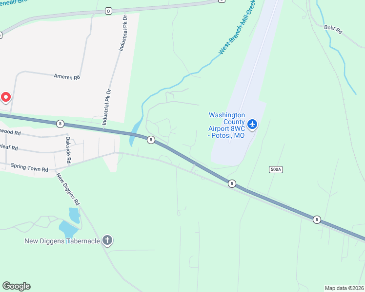 map of restaurants, bars, coffee shops, grocery stores, and more near 11963 Spring Town Road in Mineral Point