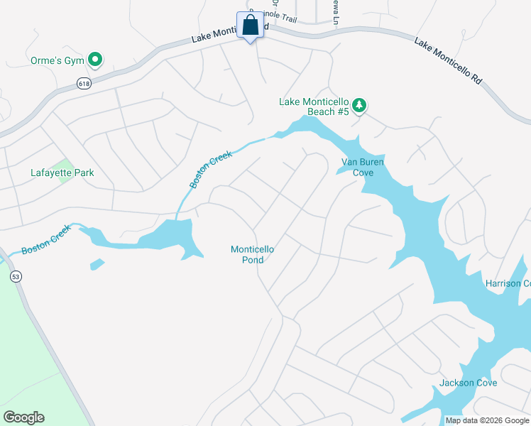 map of restaurants, bars, coffee shops, grocery stores, and more near 20 Briarwood Road in Palmyra